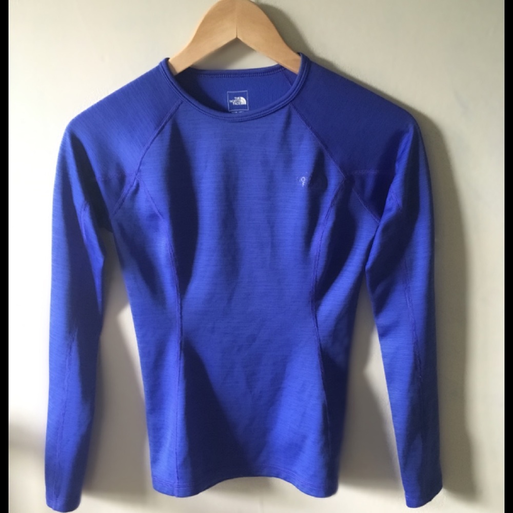 The North Face Long Sleeve Shirt Blue Size Small